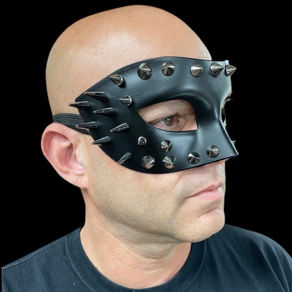 Unisex Steampunk Fantasy Aesthetic Masquerade Party Custom Spike Mask NWT!